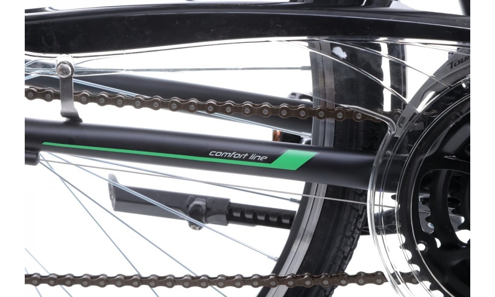 Rower trekkingowy Romet Wagant 1  - czarno-zielony