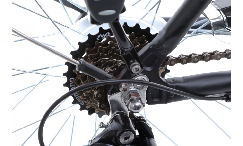 Rower trekkingowy Romet Wagant 1  - czarno-zielony