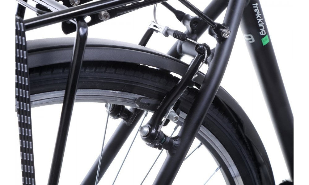 Rower trekkingowy Romet Wagant 1  - czarno-zielony