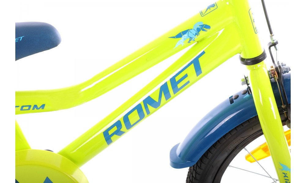 Rower dziecięcy Romet Tom 16  - zielono-niebieski
