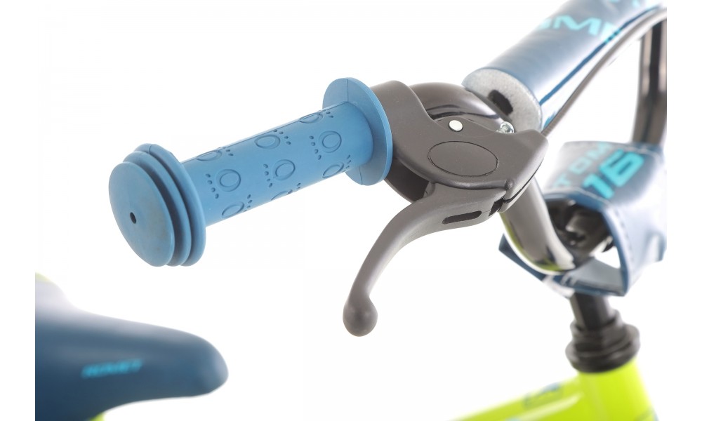 Rower dziecięcy Romet Tom 16  - zielono-niebieski