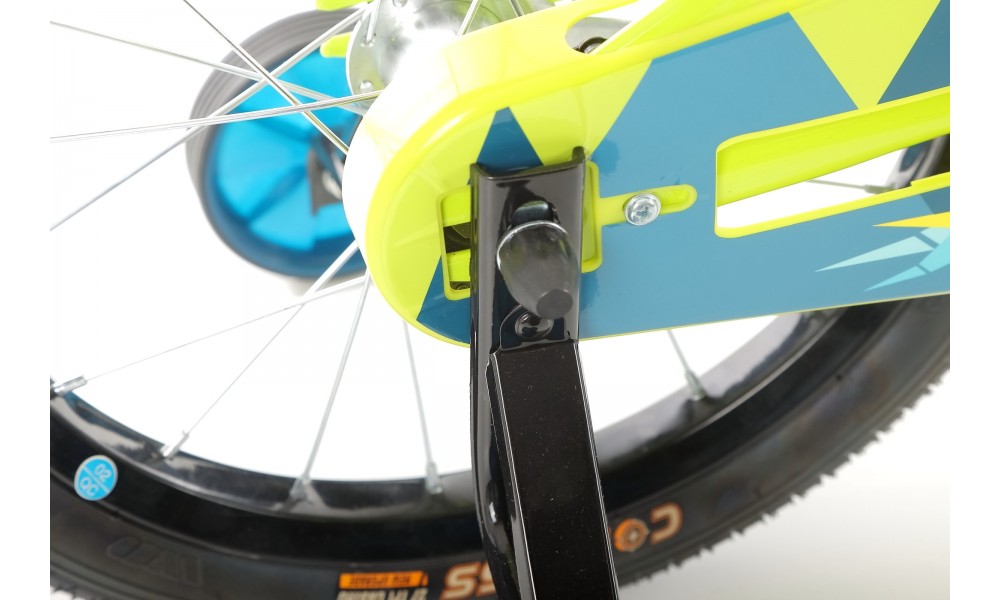 Rower dziecięcy Romet Tom 16  - zielono-niebieski