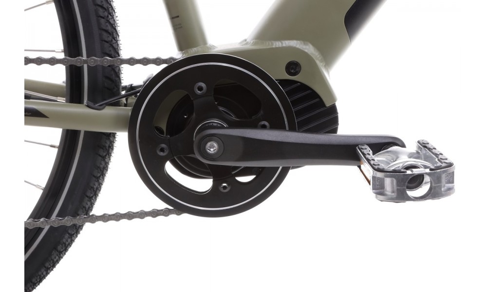 Rower crossowy elektryczny Romet Orkan 1 M MM - zielony-czarny