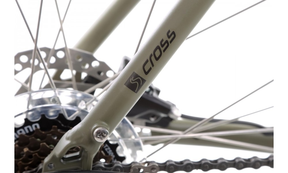 Rower crossowy elektryczny Romet Orkan 1 M MM - zielony-czarny