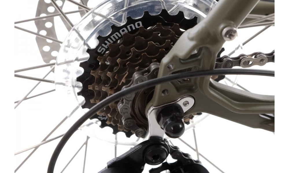 Rower crossowy elektryczny Romet Orkan 1 M MM - zielony-czarny