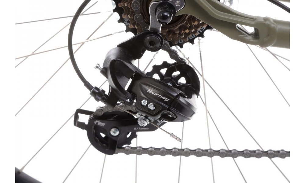 Rower crossowy elektryczny Romet Orkan 1 M MM - zielony-czarny