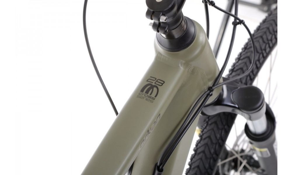 Rower crossowy elektryczny Romet Orkan 1 M MM - zielony-czarny