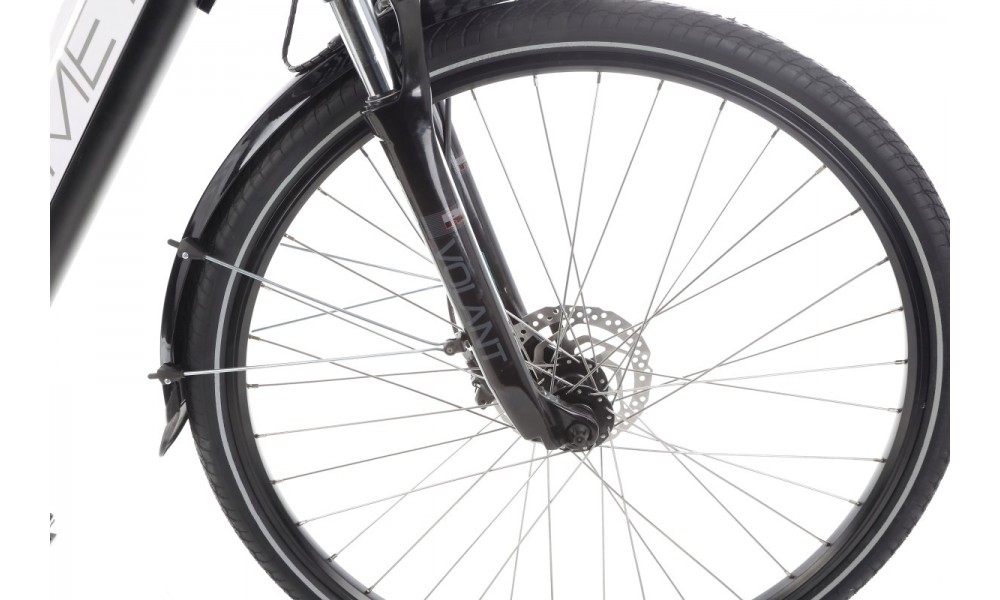 Rower trekkingowy elektryczny Romet Gazela 1MM - biały-grafitowy