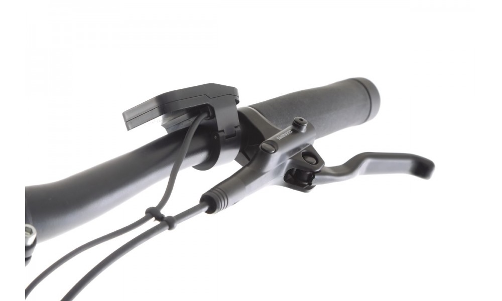 Rower trekkingowy elektryczny Romet Gazela 1MM - biały-grafitowy