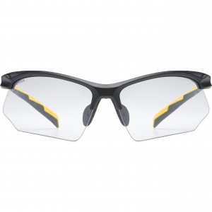Okulary Uvex Sportstyle 802 vario - czarno-żółty 2