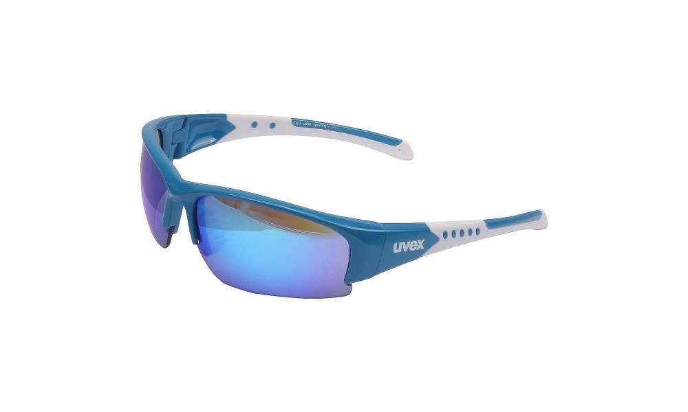 Okulary Uvex Sportstyle 217 - niebiesko-biały