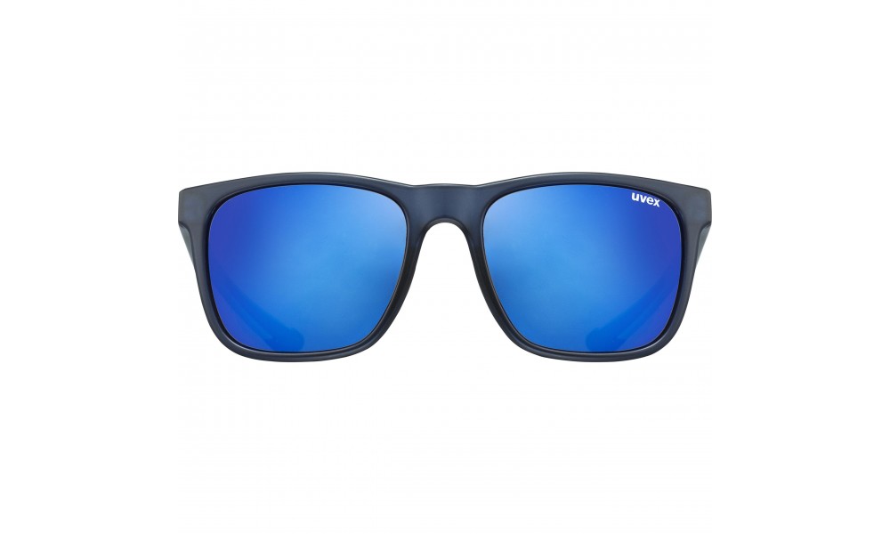 Okulary Uvex Lgl 42 - niebiesko-szary