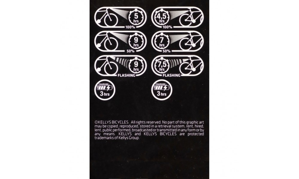 Zestaw oświetlenia KLS Vega USB - czarny