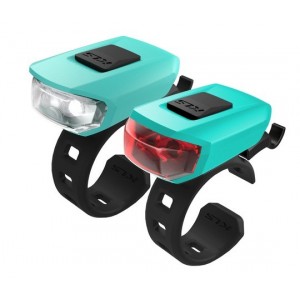 Zestaw oświetlenia KLS Vega USB - turkusowy 1