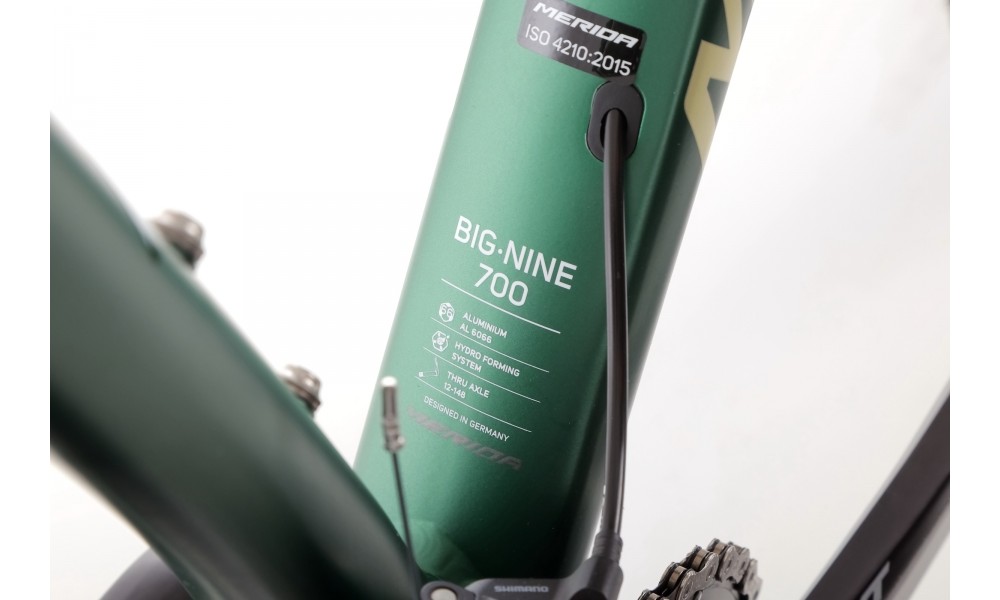 Rower górski Merida Big Nine 700 - zielony-żółty