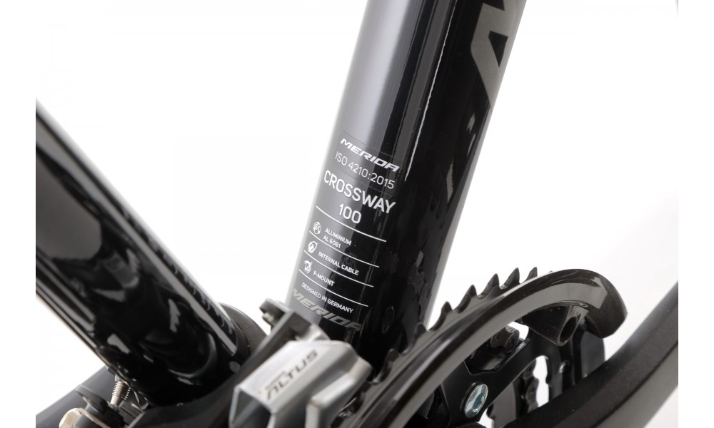 Rower crossowy Merida Crossway 100 Lady - czarny-szary