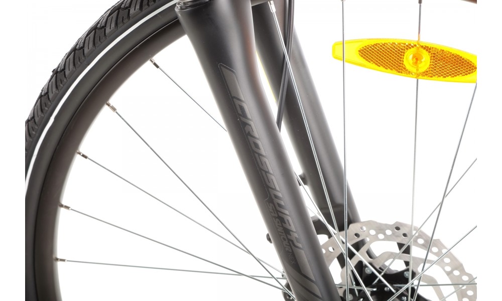 Rower crossowy Merida Crossway 15 - czarny-szary