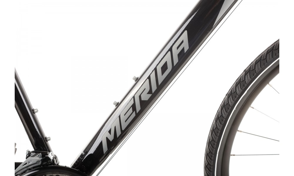 Rower crossowy Merida Crossway 15 - czarny-szary