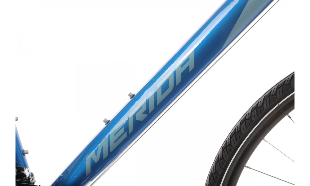 Rower crossowy Merida Crossway 15 - niebieski-biały