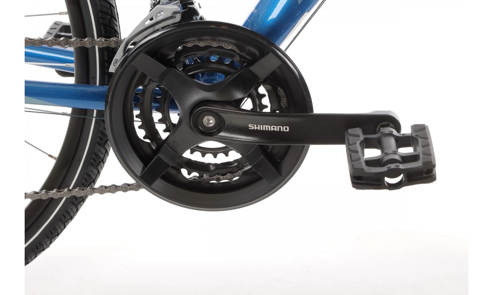 Rower crossowy Merida Crossway 15 - niebieski-biały