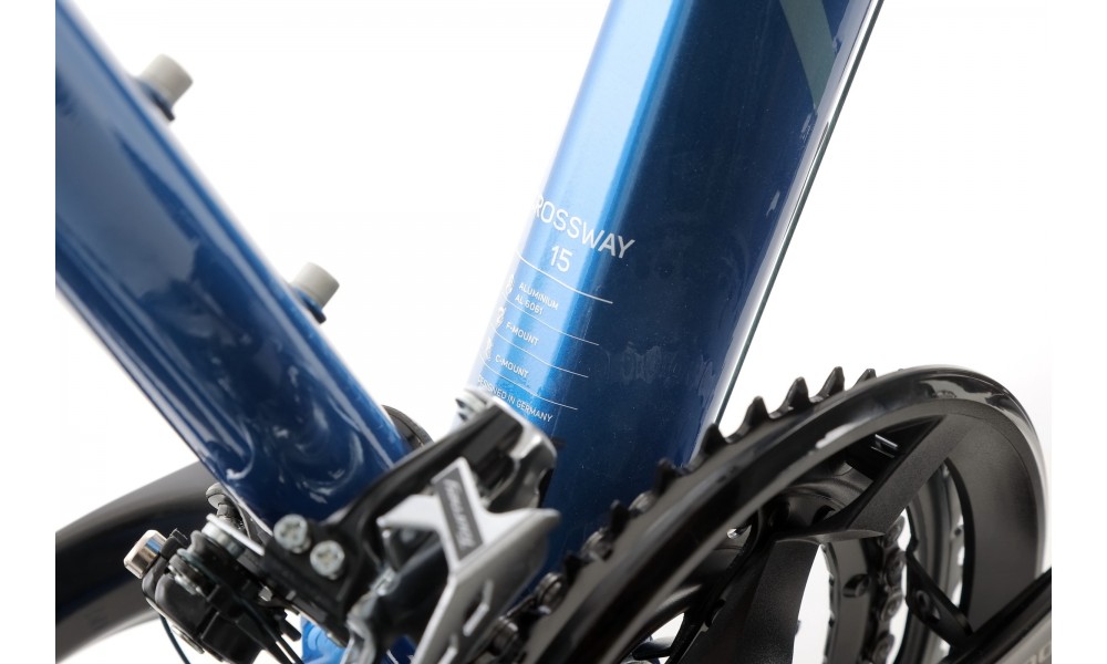 Rower crossowy Merida Crossway 15 - niebieski-biały