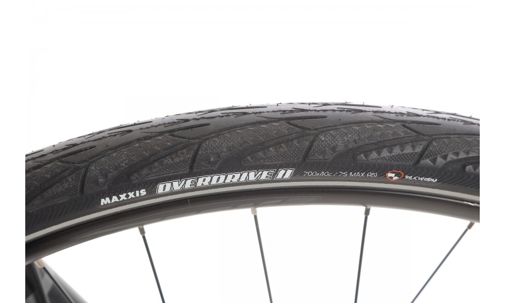 Rower crossowy Merida Crossway 500 - czarny-srebrny