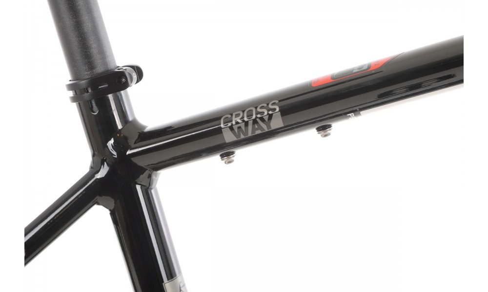 Rower crossowy Merida Crossway 500 - czarny-srebrny