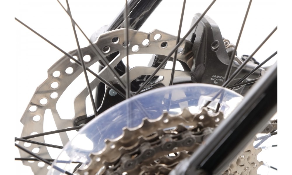 Rower crossowy Merida Crossway 500 - czarny-srebrny