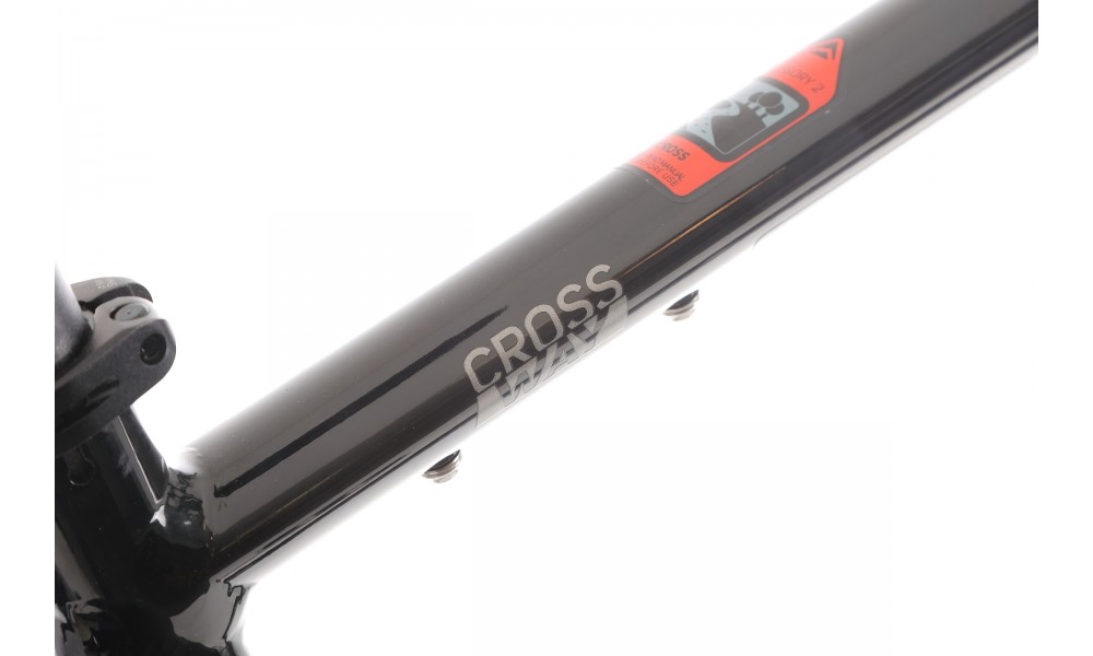 Rower crossowy Merida Crossway 500 - czarny-srebrny