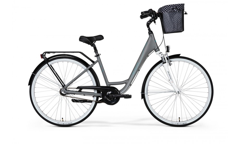 Rower miejski Merida Cityway 328  - szaro-niebieski