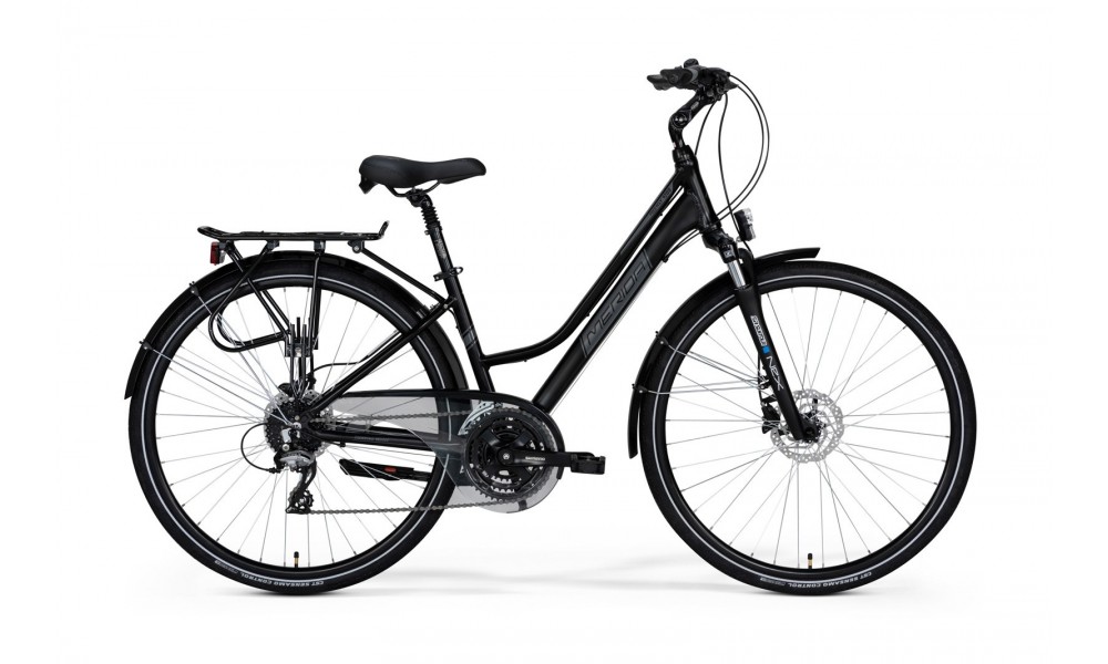 Rower trekkingowy Merida Freeway 9200 Disc Lady - czarno-szary