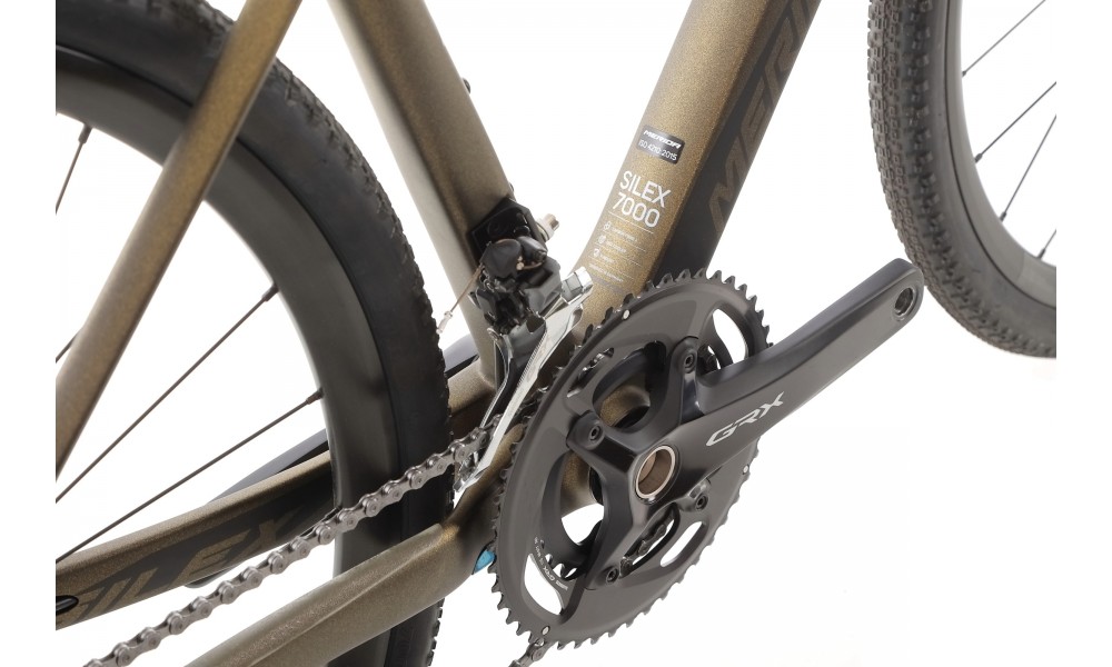 Rower gravel Merida Silex 7000  - złoty-czarny