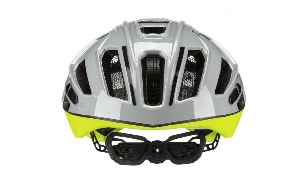 Kask rowerowy Uvex Gravel-x - szary-żółty