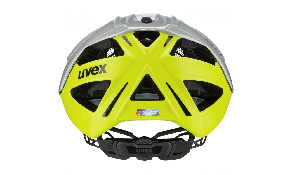 Kask rowerowy Uvex Gravel-x - szary-żółty