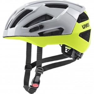 Kask rowerowy Uvex Gravel-x - szary-żółty 1