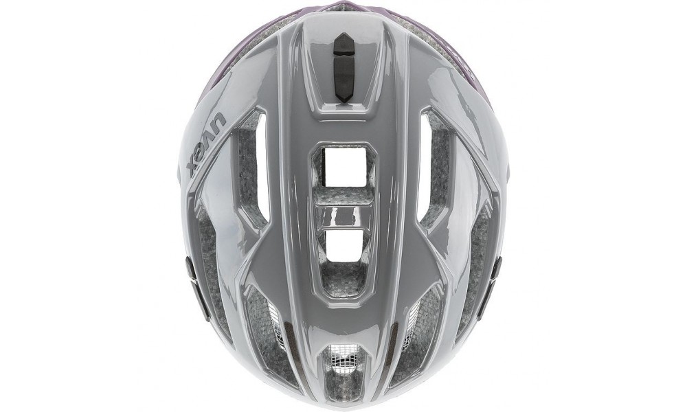 Kask rowerowy Uvex Gravel-x - szary-fioletowy