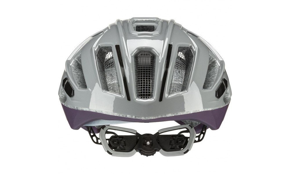 Kask rowerowy Uvex Gravel-x - szary-fioletowy