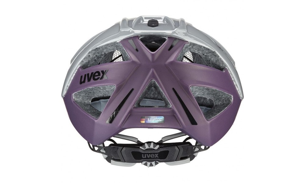 Kask rowerowy Uvex Gravel-x - szary-fioletowy
