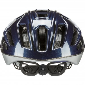 Kask rowerowy Uvex Gravel-x - granatowo-srebrny 2