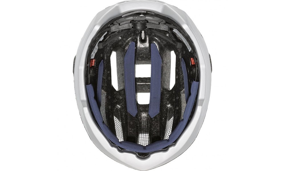 Kask rowerowy Uvex Gravel-x - granatowo-srebrny