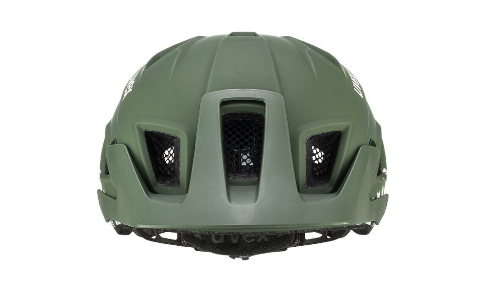 Kask rowerowy Uvex Access - zielono-biały