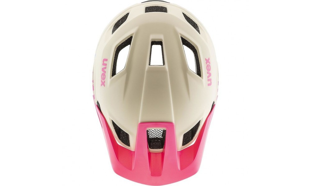 Kask rowerowy Uvex Access - różowy wzór