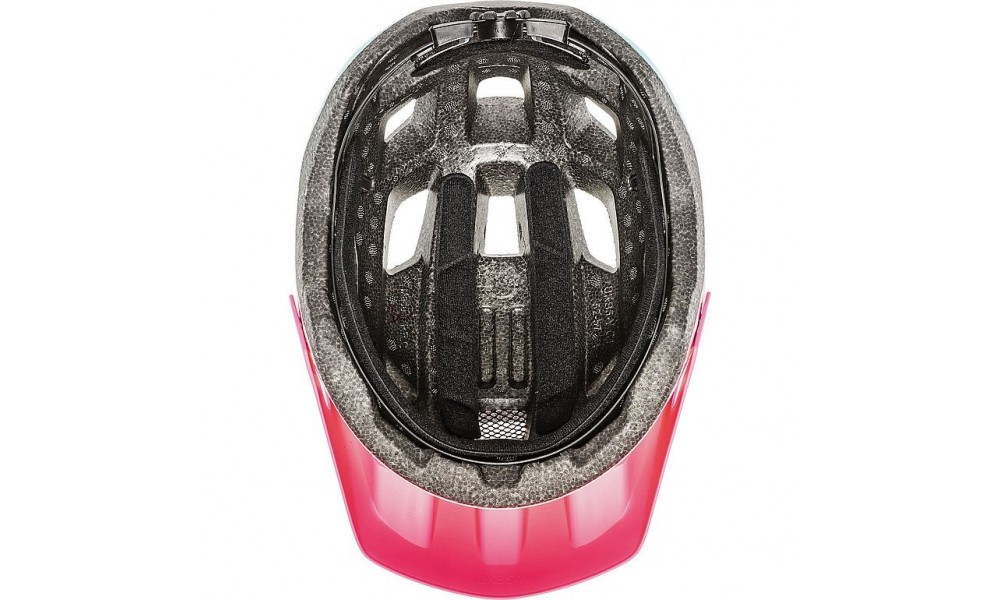 Kask rowerowy Uvex Access - różowy wzór