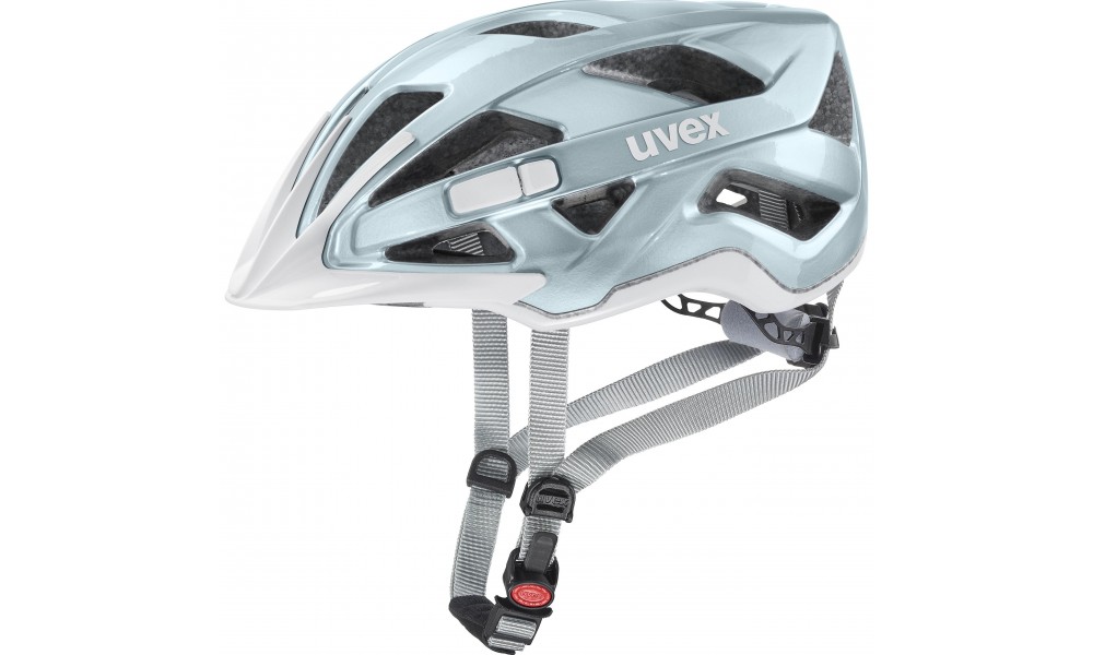 Kask rowerowy Uvex Active - błękitno-biały