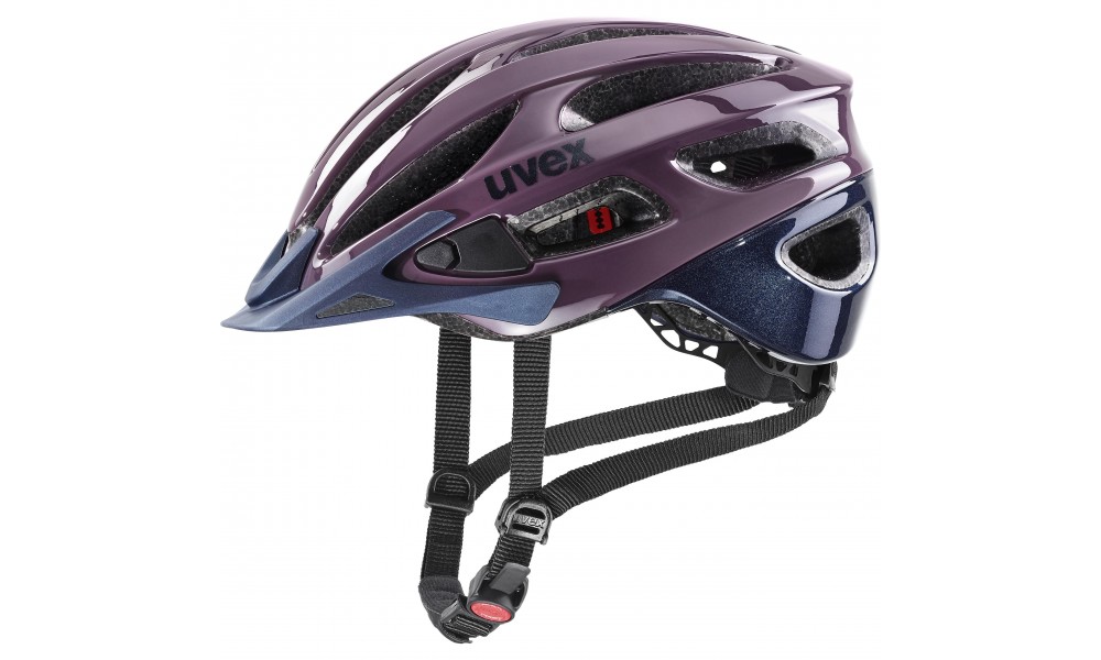Kask rowerowy Uvex True - śliwkowy