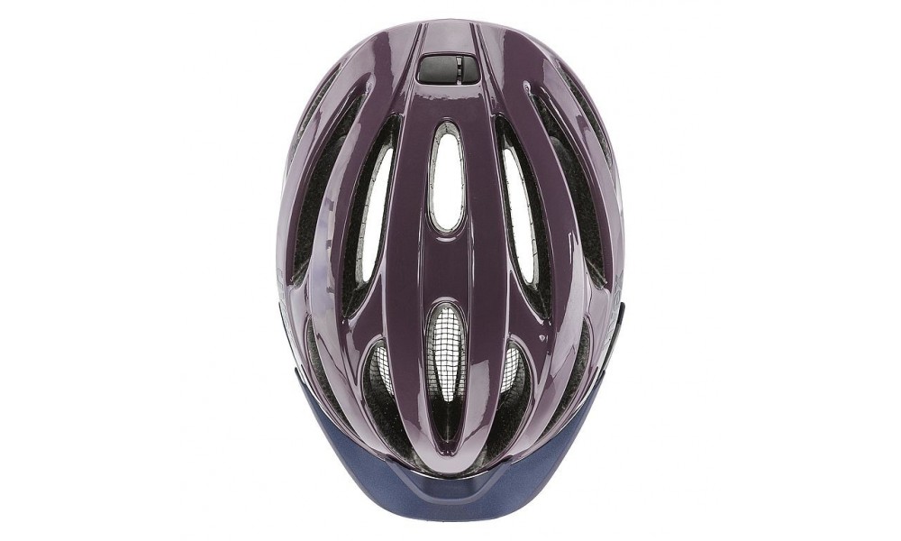 Kask rowerowy Uvex True - śliwkowy