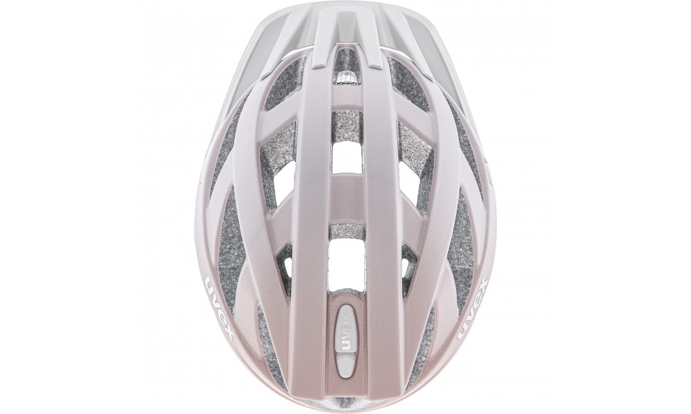 Kask Uvex I-vo CC - szaro-różowy