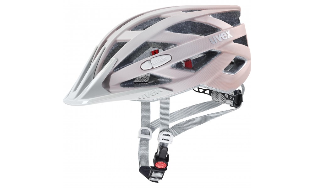 Kask Uvex I-vo CC - szaro-różowy