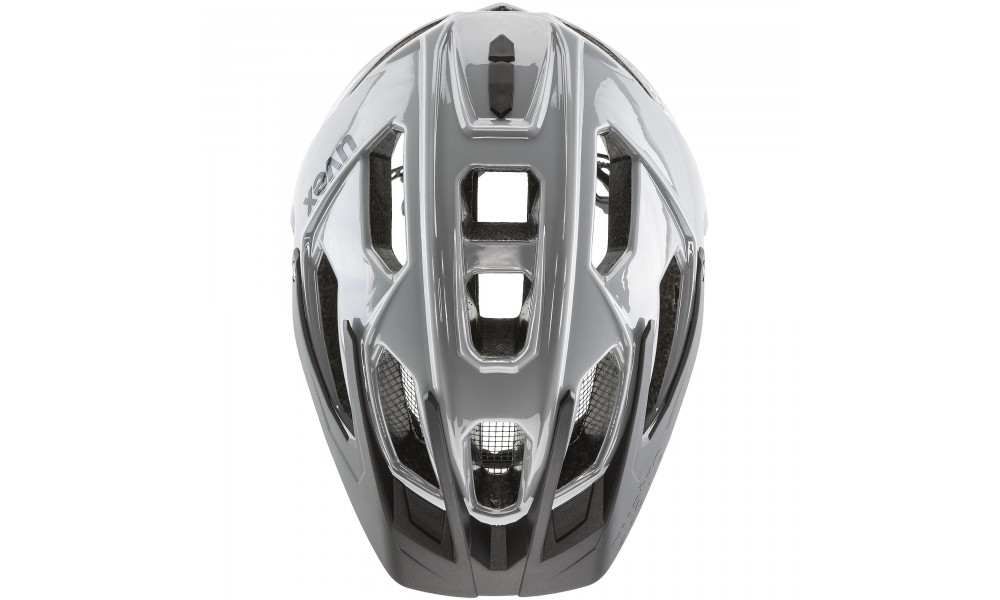 Kask rowerowy Uvex Quatro - szaro-czarny