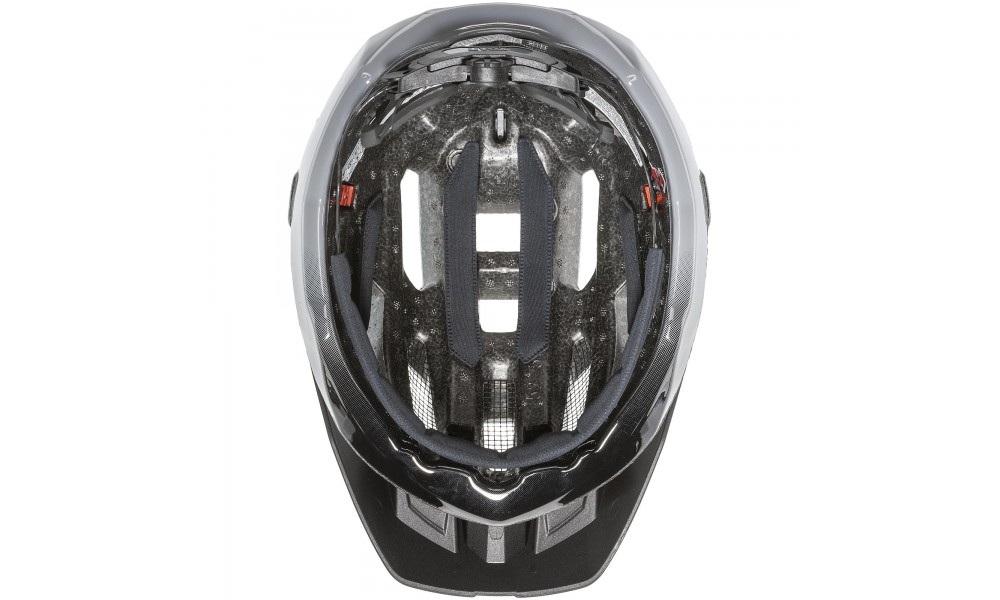 Kask rowerowy Uvex Quatro - szaro-czarny